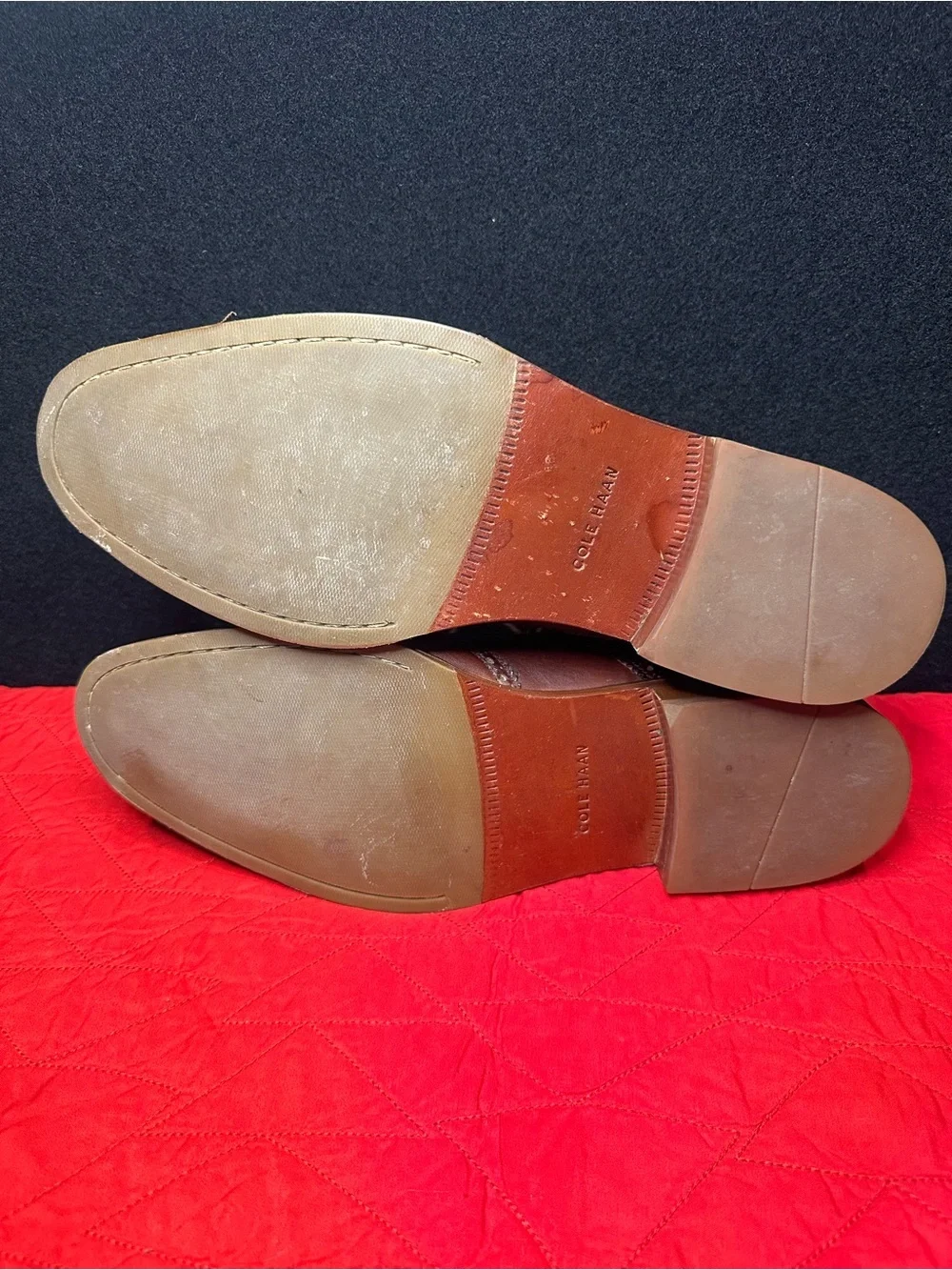 Cole Haan Brown Leather Wingtip Chukka Boots